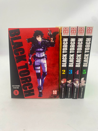 Black torch manga anime - black, 1-5