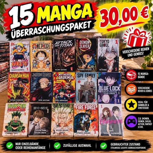 Manga konvolut bände - 15,