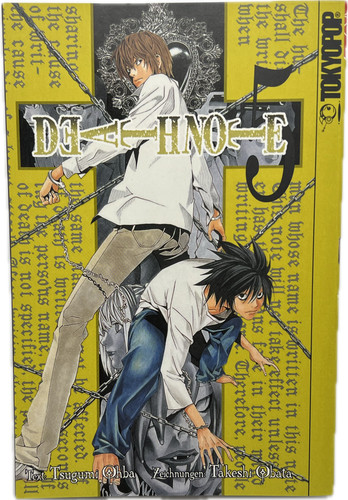 Death note manga - note, (neu)