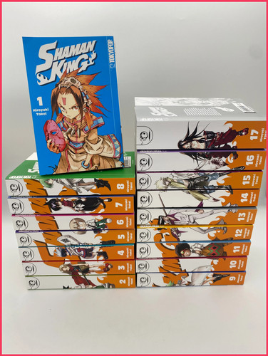 Shaman king 17 manga - 1-17,