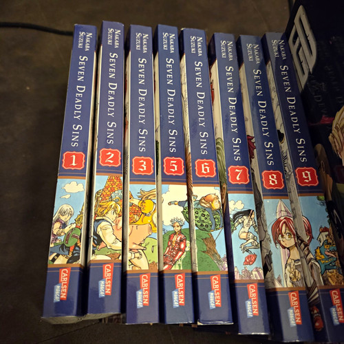 Seven deadly sins - sins, manga